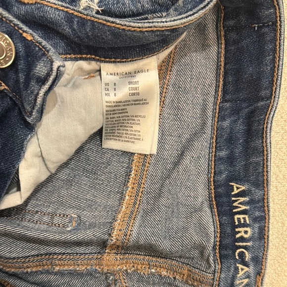 American Eagle Outfitters Blue Distressed Ankle Jeans - Picture 4 of 4
